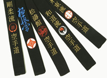 Karate Belts Embroidry